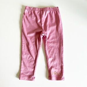 Juicy Couture Kids Stretch Logo Leggings Mauve Pink 18 Months